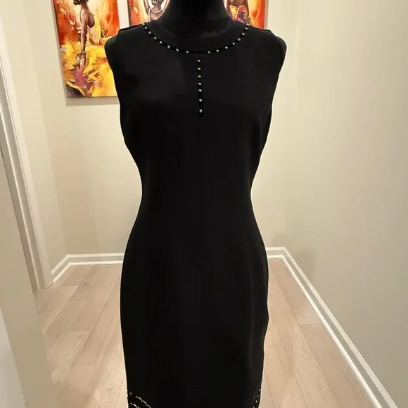 elie tahari black dress ELIE TAHARI Sheath Dress main image 0